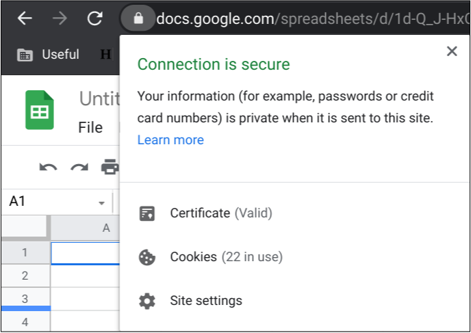 Cookies in Use access point