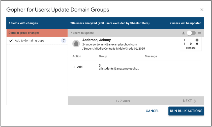 Preview User View of per user view