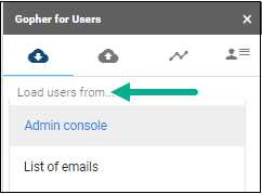 load Existing Users example