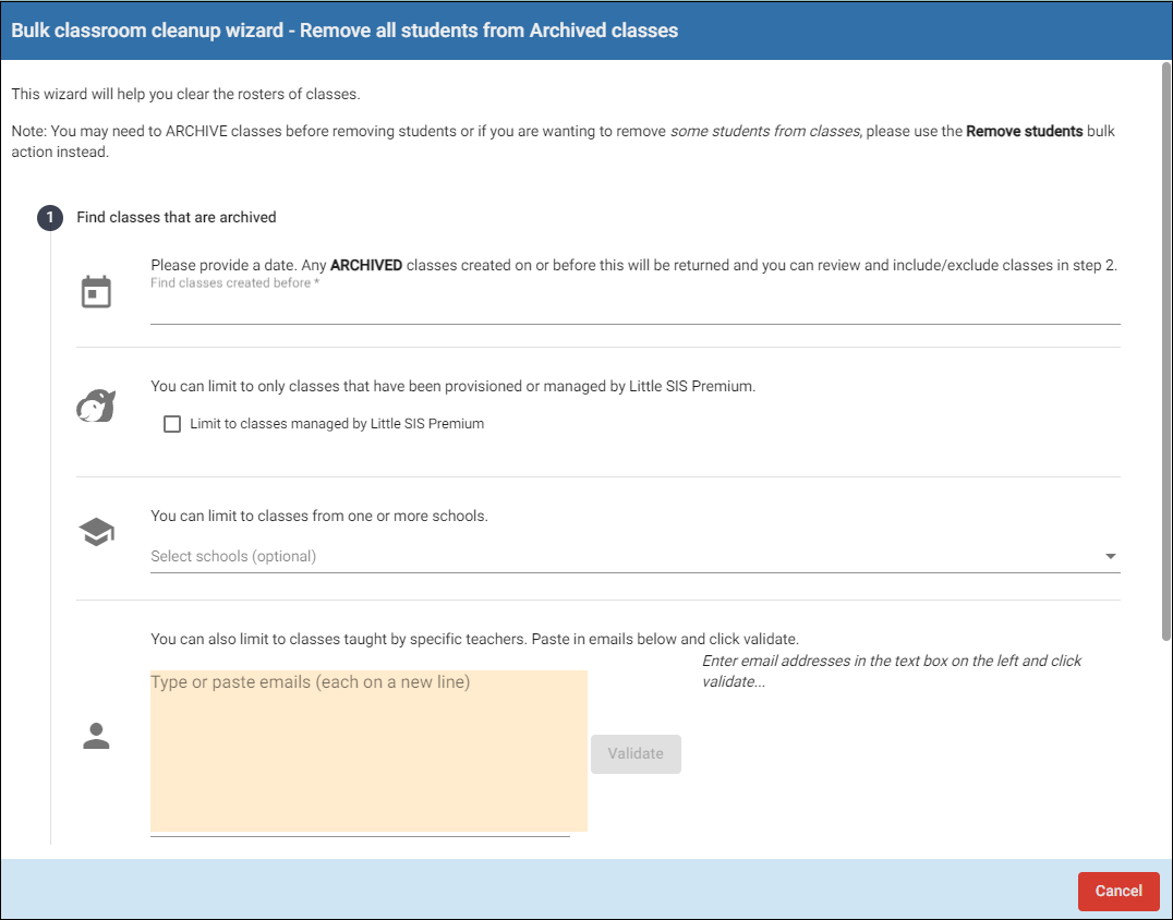 Bulk Clear Rosters – Help Center