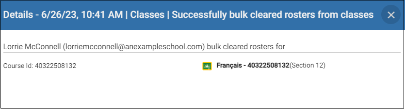 Bulk Clear Rosters – Help Center