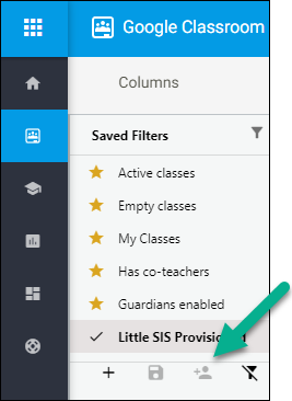 Share a saved filter example