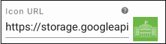 Icon URL Field 