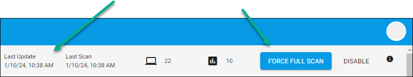 Refresh Cache button location from Web app