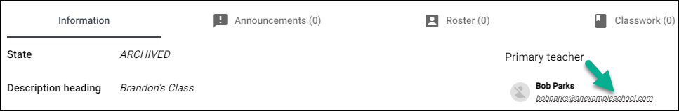 View Details example of Suspended teacher