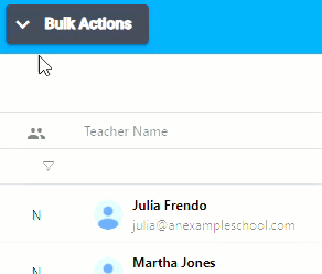 Bulk Archive bulk Menu location
