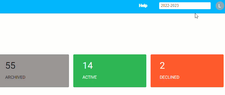 Timeframe change selector