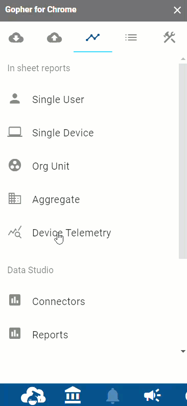 Run the Poor Battery Health Report side bar location