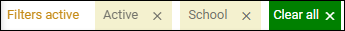 Teacher Analysis Clear Filter at lower left