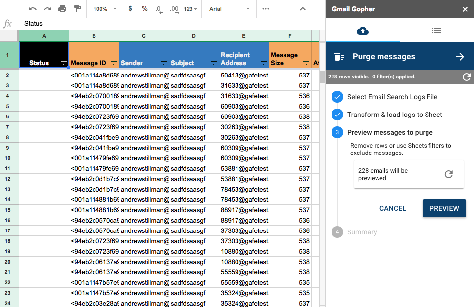 Overview of the Purge messages feature Help Center