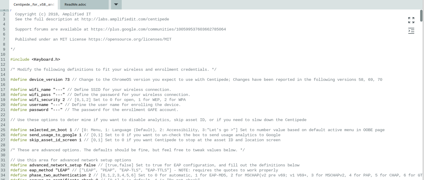 Image showing centipede keystrokes