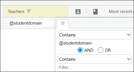 Identify student created classes example